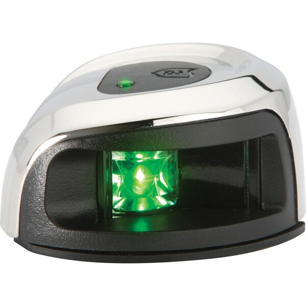 Attwood Attwood NV2012SSG-7 Deck Mount Round Sidelights - Starboard, Stainless Steel NV2012SSG-7 - main